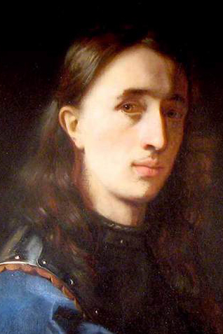 Johann Michael Rottmayr Self Portrait in a Blue Coat with Cuirass